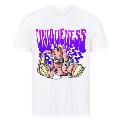 Uniqueness - Premium Shirt T-Shirt  S Weiß  Tattoo Fashion von inked-mafia.de. Dieses Teil gehört in jeden Kleiderschrank eines inked-rebels! Finde ideale Geschenke für Tätowierte, Tattoofans oder Tätowierer.