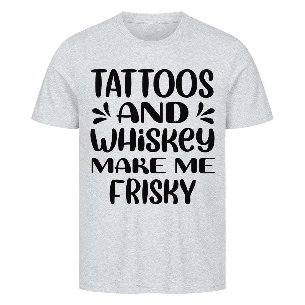 Whiskey - Premium Shirt T-Shirt  S Grau  Tattoo Fashion von inked-mafia.de. Dieses Teil gehört in jeden Kleiderschrank eines inked-rebels! Finde ideale Geschenke für Tätowierte, Tattoofans oder Tätowierer.