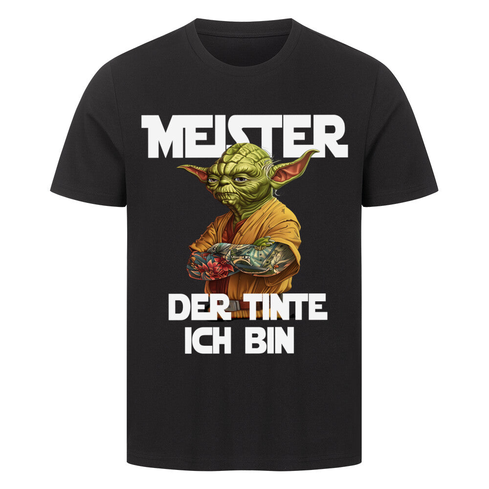 Meister der Tinte - Premium Shirt T-Shirt  S Schwarz  Tattoo Fashion von inked-mafia.de. Dieses Teil gehört in jeden Kleiderschrank eines inked-rebels! Finde ideale Geschenke für Tätowierte, Tattoofans oder Tätowierer.