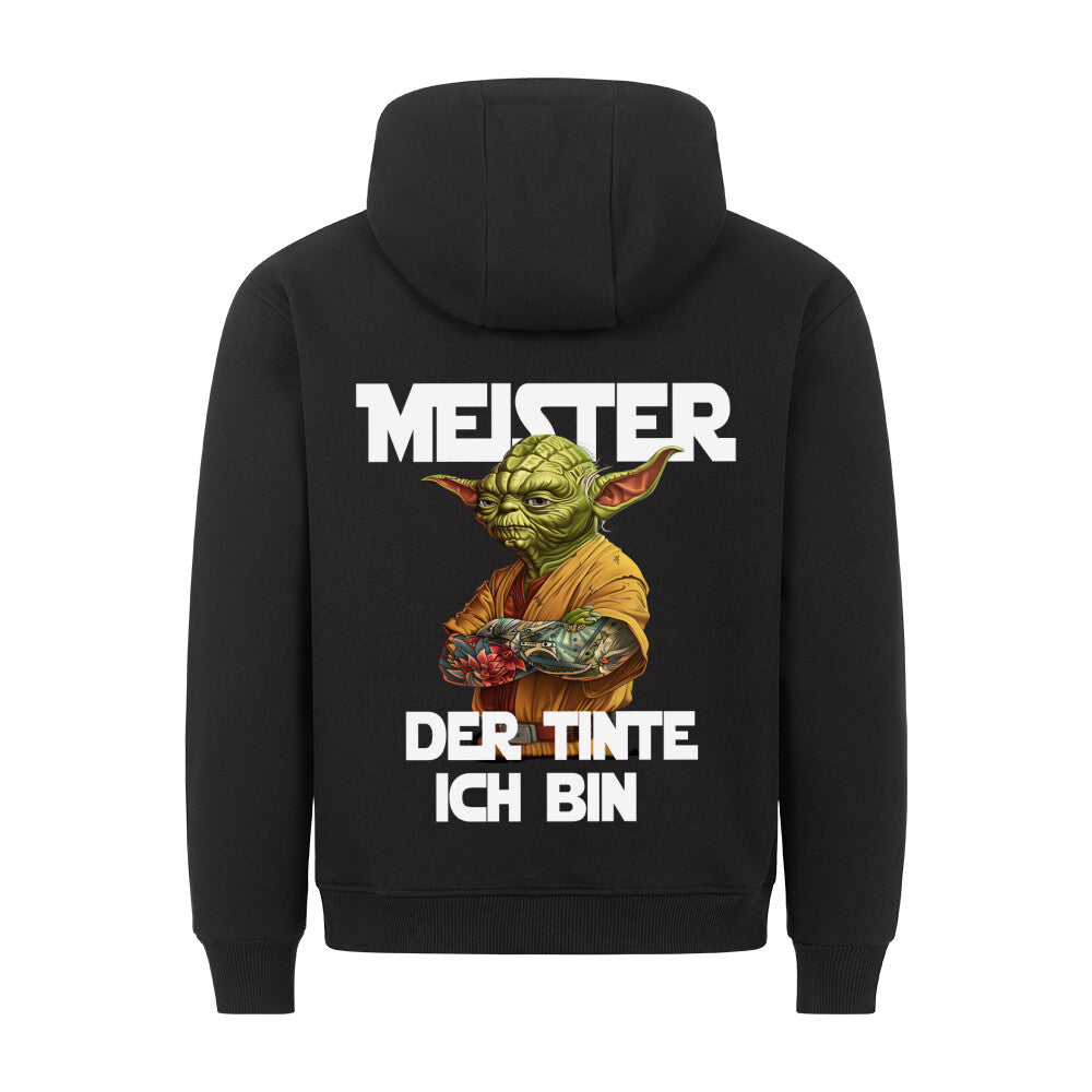 Meister der Tinte - Backprint Hoodie Hoodie  S Schwarz  Tattoo Fashion von inked-mafia.de. Dieses Teil gehört in jeden Kleiderschrank eines inked-rebels! Finde ideale Geschenke für Tätowierte, Tattoofans oder Tätowierer.