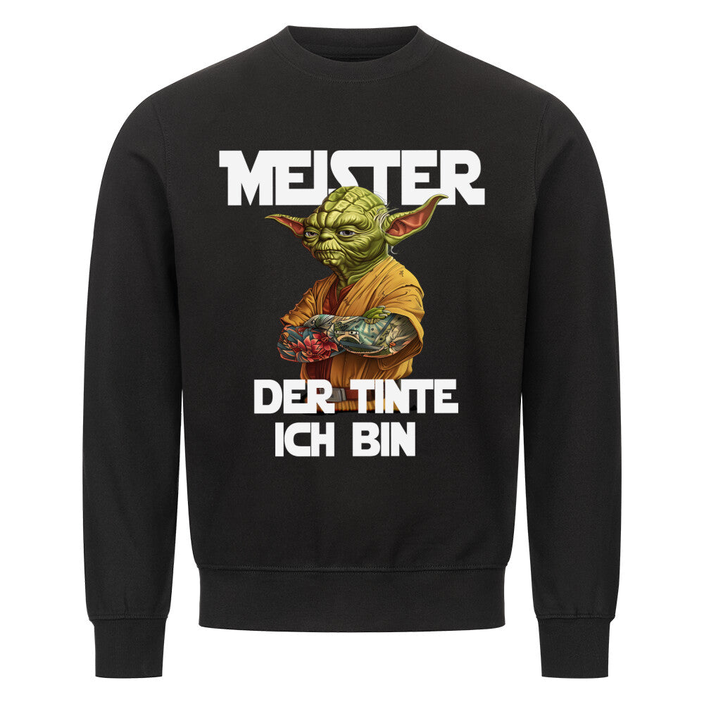 Meister der Tinte - Sweatshirt Sweatshirt  S Schwarz  Tattoo Fashion von inked-mafia.de. Dieses Teil gehört in jeden Kleiderschrank eines inked-rebels! Finde ideale Geschenke für Tätowierte, Tattoofans oder Tätowierer.