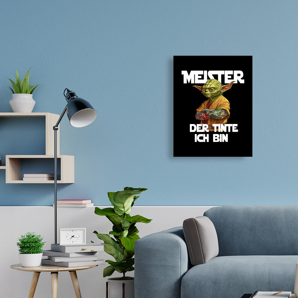 Meister der Tinte - Poster Poster  45cm x 60cm   Tattoo Fashion von inked-mafia.de. Dieses Teil gehört in jeden Kleiderschrank eines inked-rebels! Finde ideale Geschenke für Tätowierte, Tattoofans oder Tätowierer.