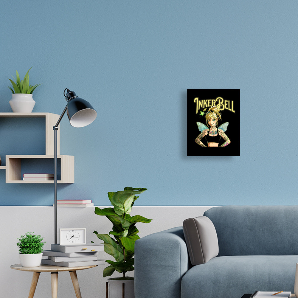 Inkerbell - Poster Poster  30cm x 40cm   Tattoo Fashion von inked-mafia.de. Dieses Teil gehört in jeden Kleiderschrank eines inked-rebels! Finde ideale Geschenke für Tätowierte, Tattoofans oder Tätowierer.