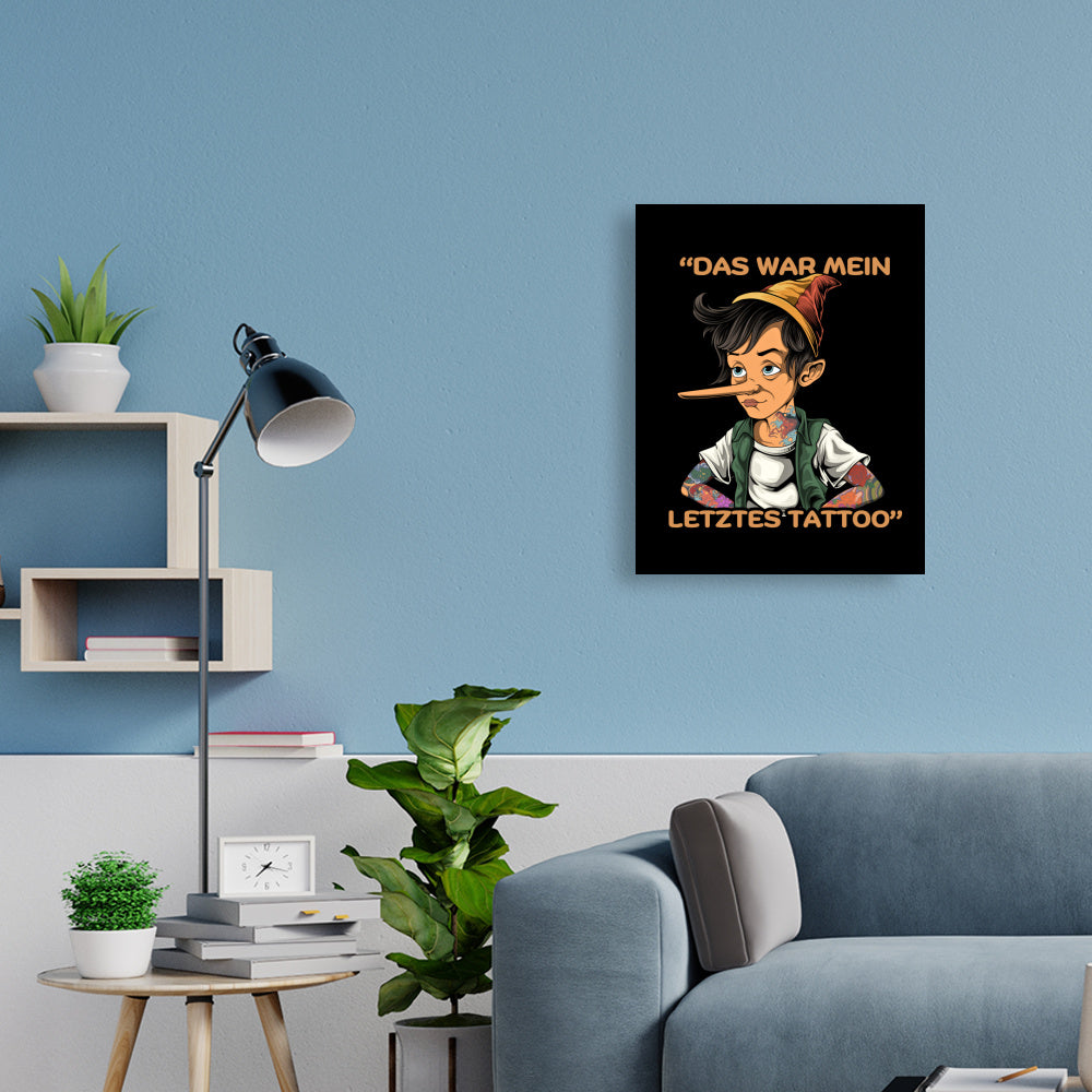 Inkocchio - Poster Poster  45cm x 60cm   Tattoo Fashion von inked-mafia.de. Dieses Teil gehört in jeden Kleiderschrank eines inked-rebels! Finde ideale Geschenke für Tätowierte, Tattoofans oder Tätowierer.