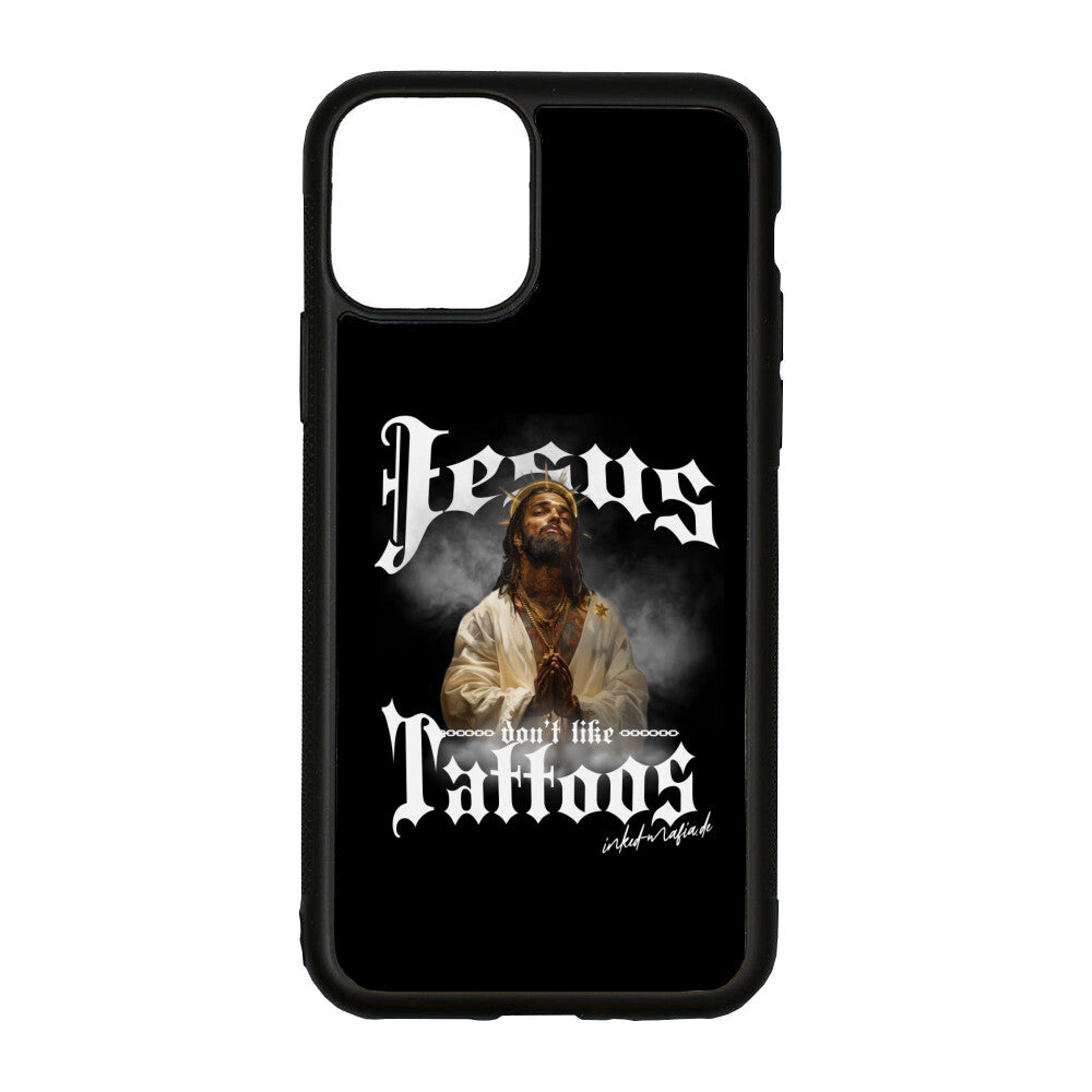 Jesus don't like tattoos - iPhone Hülle CoverLarge     Tattoo Fashion von inked-mafia.de. Dieses Teil gehört in jeden Kleiderschrank eines inked-rebels! Finde ideale Geschenke für Tätowierte, Tattoofans oder Tätowierer.