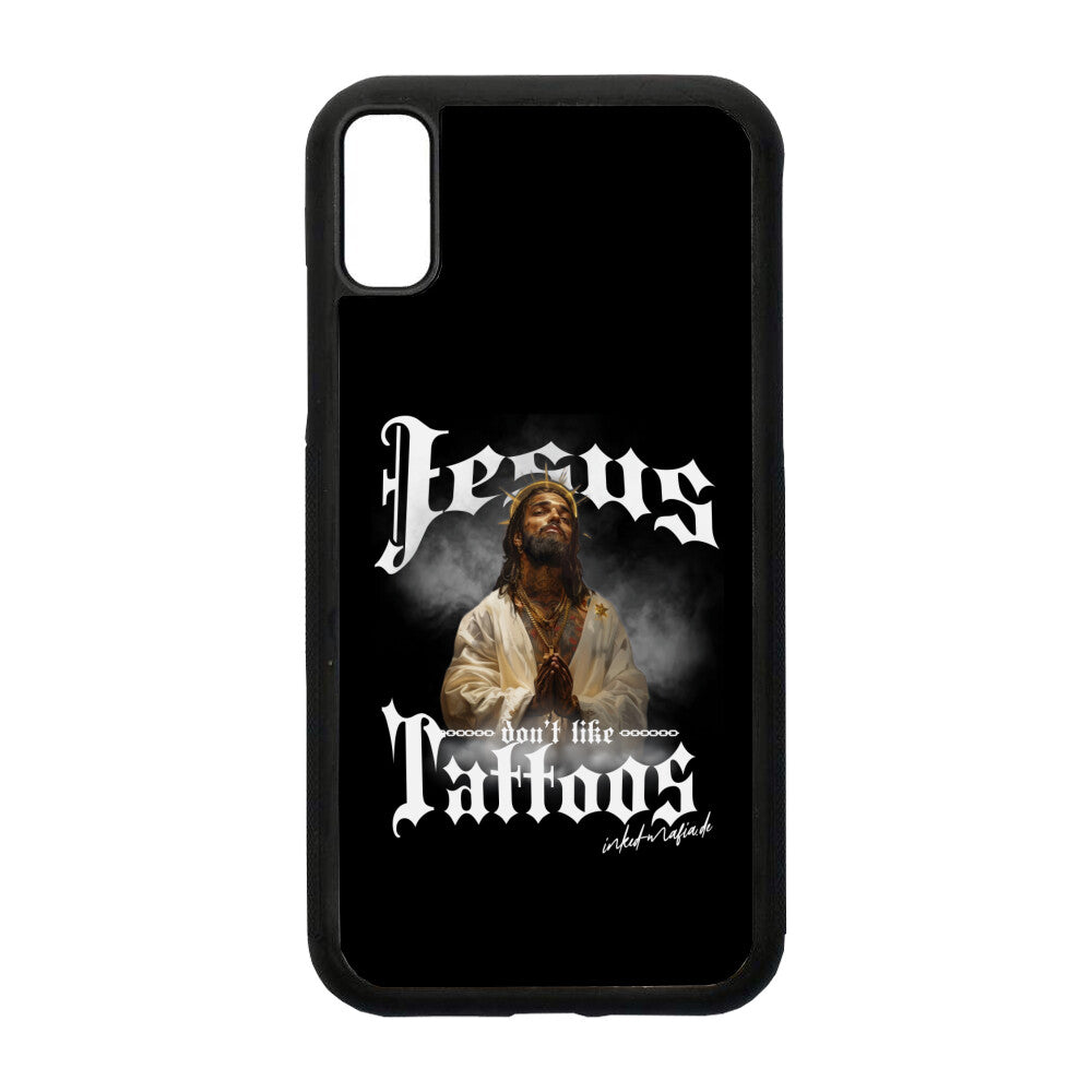 Jesus don't like tattoos - iPhone Hülle CoverLarge     Tattoo Fashion von inked-mafia.de. Dieses Teil gehört in jeden Kleiderschrank eines inked-rebels! Finde ideale Geschenke für Tätowierte, Tattoofans oder Tätowierer.