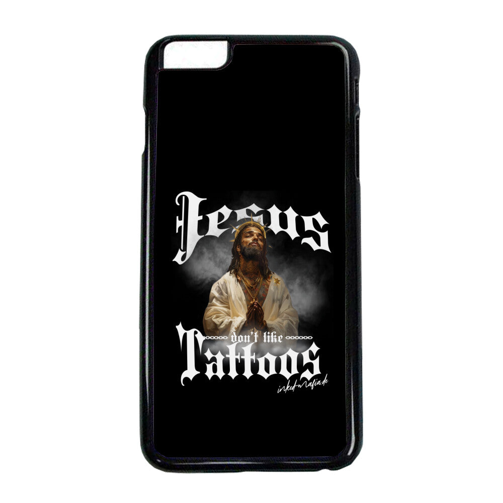 Jesus don't like tattoos - iPhone Hülle CoverLarge     Tattoo Fashion von inked-mafia.de. Dieses Teil gehört in jeden Kleiderschrank eines inked-rebels! Finde ideale Geschenke für Tätowierte, Tattoofans oder Tätowierer.