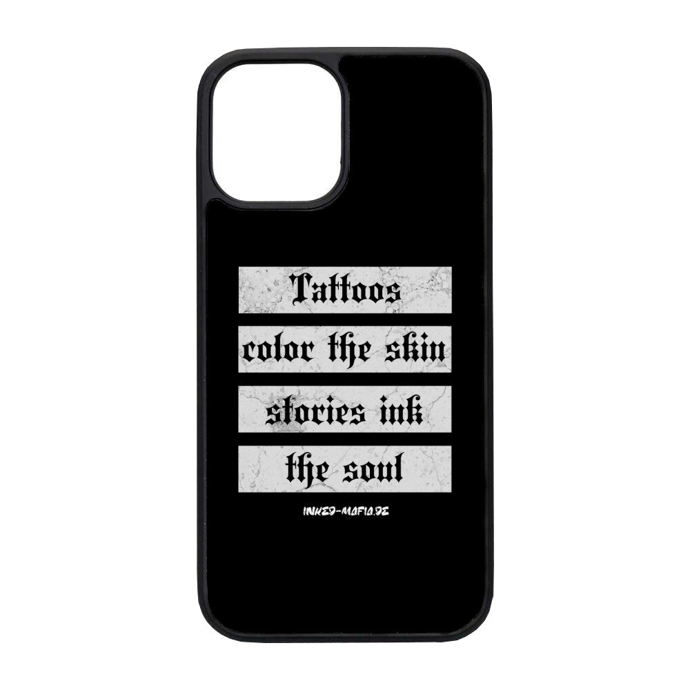 Tattoos color the skin - iPhone Hülle CoverLarge     Tattoo Fashion von inked-mafia.de. Dieses Teil gehört in jeden Kleiderschrank eines inked-rebels! Finde ideale Geschenke für Tätowierte, Tattoofans oder Tätowierer.