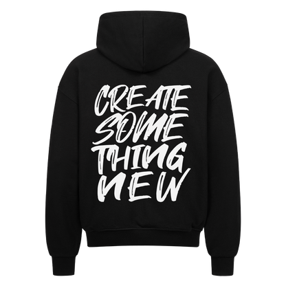 Create something new - Heavy Oversized Backprint Zipper Hoodie  S Schwarz  Tattoo Fashion von inked-mafia.de. Dieses Teil gehört in jeden Kleiderschrank eines inked-rebels! Finde ideale Geschenke für Tätowierte, Tattoofans oder Tätowierer.