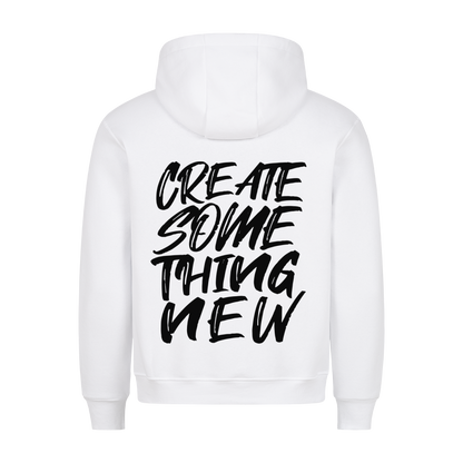 Create something new - Backprint Hoodie Hoodie  S Weiß  Tattoo Fashion von inked-mafia.de. Dieses Teil gehört in jeden Kleiderschrank eines inked-rebels! Finde ideale Geschenke für Tätowierte, Tattoofans oder Tätowierer.