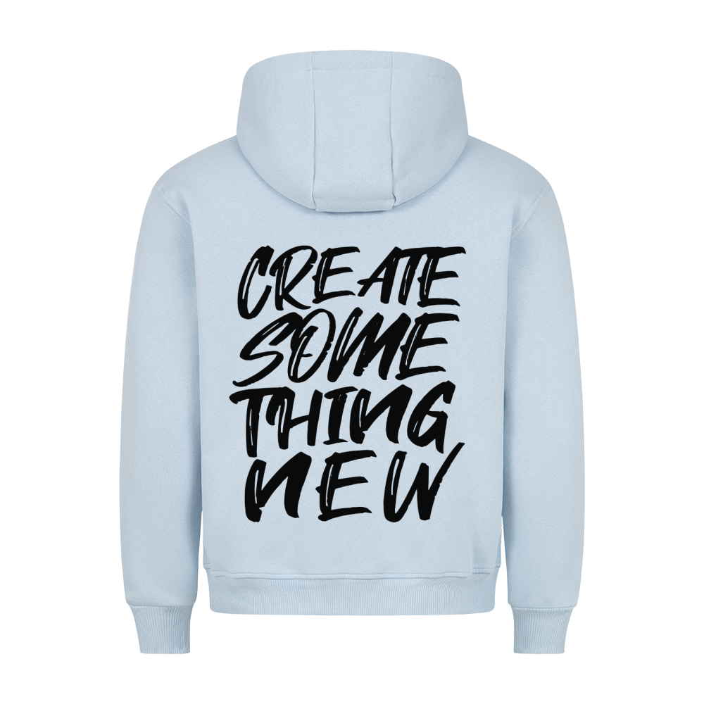 Create something new - Backprint Hoodie Hoodie  S Hellblau  Tattoo Fashion von inked-mafia.de. Dieses Teil gehört in jeden Kleiderschrank eines inked-rebels! Finde ideale Geschenke für Tätowierte, Tattoofans oder Tätowierer.