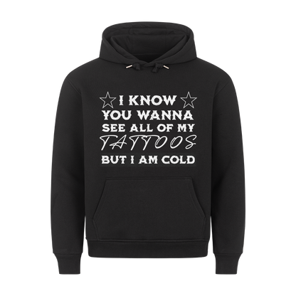 See all my tattoos - Hoodie Hoodie  S Schwarz  Tattoo Fashion von inked-mafia.de. Dieses Teil gehört in jeden Kleiderschrank eines inked-rebels! Finde ideale Geschenke für Tätowierte, Tattoofans oder Tätowierer.