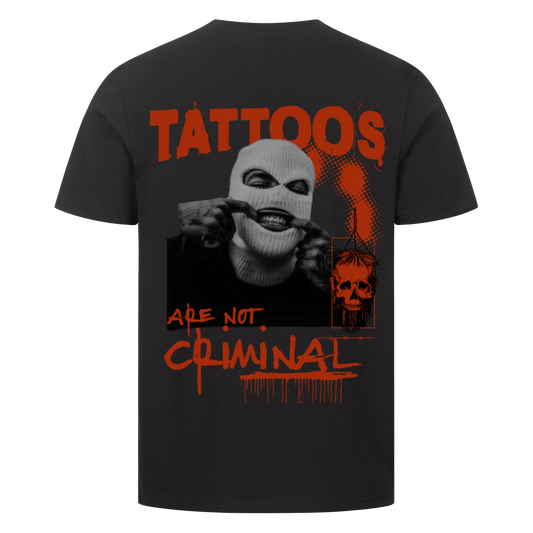 Criminal - Premium Backprint Shirt T-Shirt     Tattoo Fashion von inked-mafia.de. Dieses Teil gehört in jeden Kleiderschrank eines inked-rebels! Finde ideale Geschenke für Tätowierte, Tattoofans oder Tätowierer.