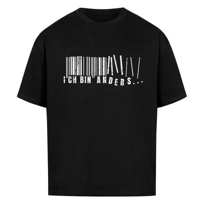 Anders - Heavy Oversized Shirt T-Shirt  XS Schwarz  Tattoo Fashion von inked-mafia.de. Dieses Teil gehört in jeden Kleiderschrank eines inked-rebels! Finde ideale Geschenke für Tätowierte, Tattoofans oder Tätowierer.