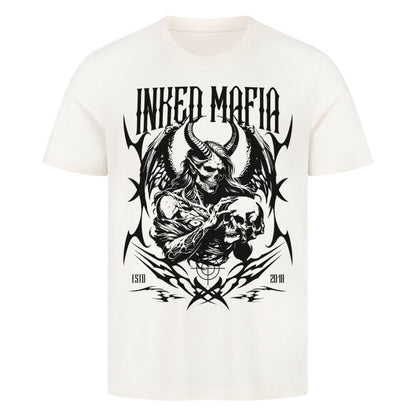 Devil - Premium Shirt T-Shirt  S Beige  Tattoo Fashion von inked-mafia.de. Dieses Teil gehört in jeden Kleiderschrank eines inked-rebels! Finde ideale Geschenke für Tätowierte, Tattoofans oder Tätowierer.