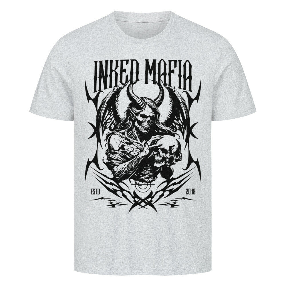 Devil - Premium Shirt T-Shirt  S Grau  Tattoo Fashion von inked-mafia.de. Dieses Teil gehört in jeden Kleiderschrank eines inked-rebels! Finde ideale Geschenke für Tätowierte, Tattoofans oder Tätowierer.