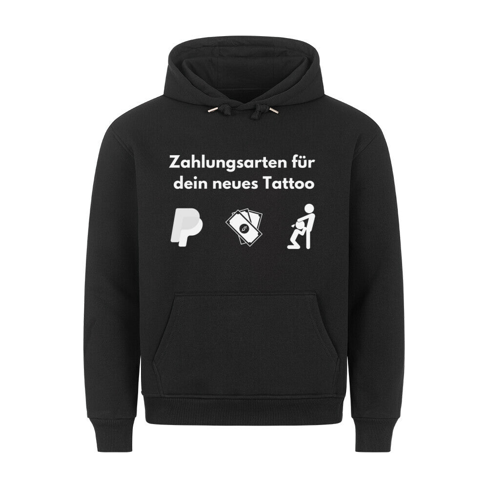 Zahlungsarten - Hoodie Hoodie  S Schwarz  Tattoo Fashion von inked-mafia.de. Dieses Teil gehört in jeden Kleiderschrank eines inked-rebels! Finde ideale Geschenke für Tätowierte, Tattoofans oder Tätowierer.