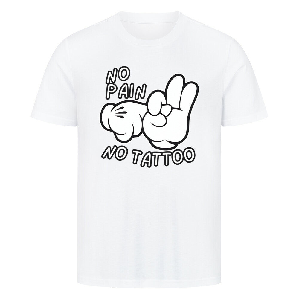 Pain - Premium Shirt T-Shirt  S Weiß  Tattoo Fashion von inked-mafia.de. Dieses Teil gehört in jeden Kleiderschrank eines inked-rebels! Finde ideale Geschenke für Tätowierte, Tattoofans oder Tätowierer.