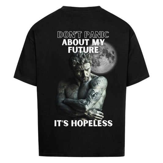 Hopeless - Heavy Oversized Backprint Shirt T-Shirt  XS Schwarz  Tattoo Fashion von inked-mafia.de. Dieses Teil gehört in jeden Kleiderschrank eines inked-rebels! Finde ideale Geschenke für Tätowierte, Tattoofans oder Tätowierer.