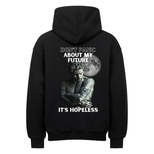 Hopeless - Heavy Oversized Backprint Hoodie Hoodie  XS Schwarz  Tattoo Fashion von inked-mafia.de. Dieses Teil gehört in jeden Kleiderschrank eines inked-rebels! Finde ideale Geschenke für Tätowierte, Tattoofans oder Tätowierer.