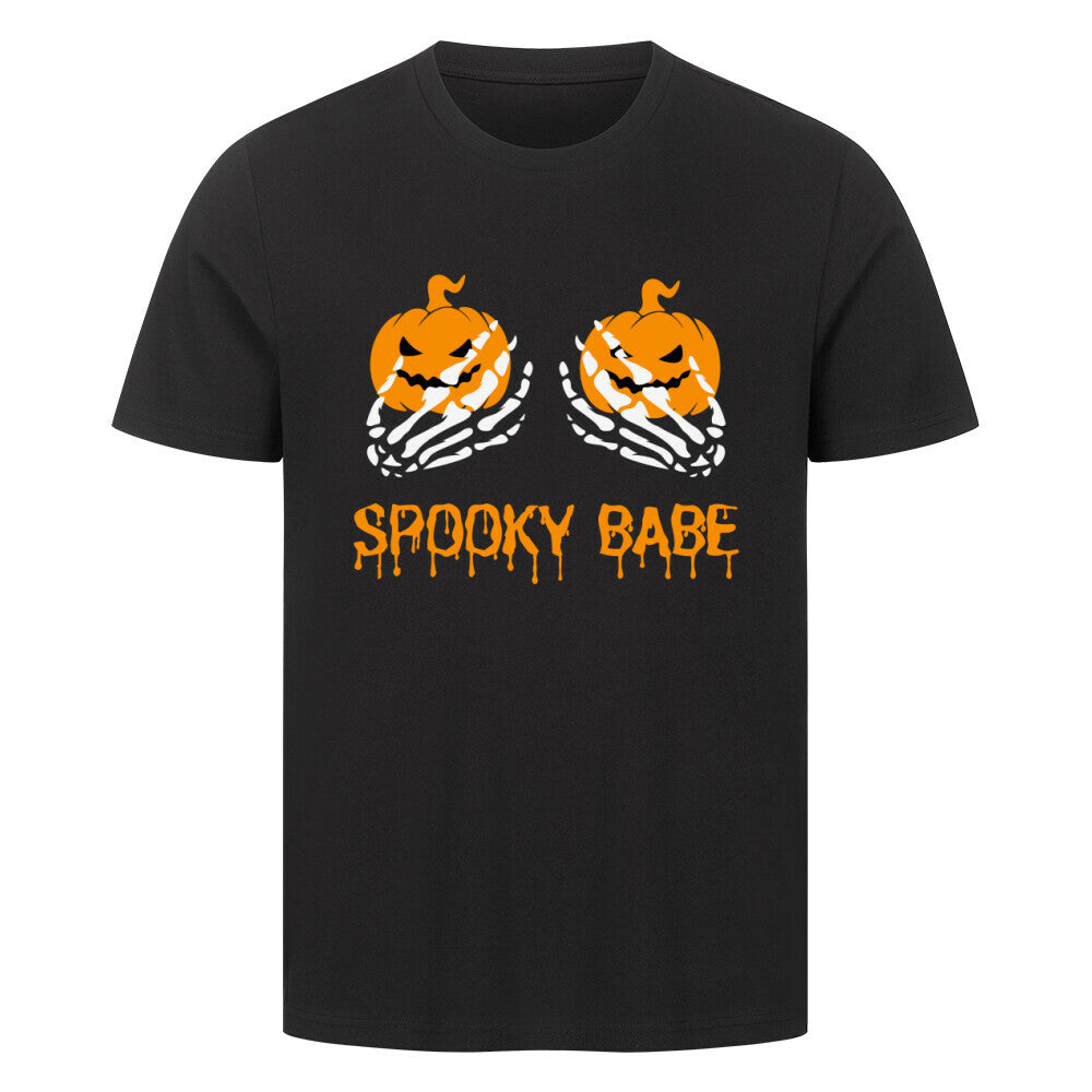 Spooky Babe - Premium Shirt T-Shirt  S Schwarz  Tattoo Fashion von inked-mafia.de. Dieses Teil gehört in jeden Kleiderschrank eines inked-rebels! Finde ideale Geschenke für Tätowierte, Tattoofans oder Tätowierer.