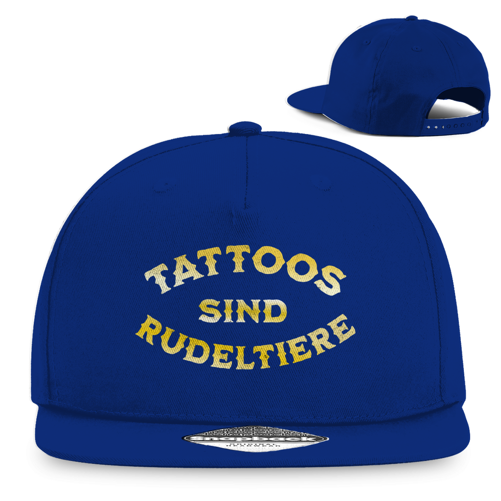 Rudeltiere - Snapback Cap Accessories  Blue Royal   Tattoo Fashion von inked-mafia.de. Dieses Teil gehört in jeden Kleiderschrank eines inked-rebels! Finde ideale Geschenke für Tätowierte, Tattoofans oder Tätowierer.