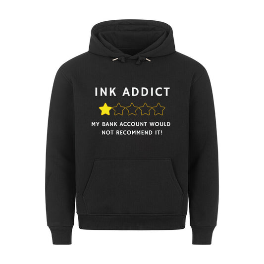 Ink Addict - Hoodie Hoodie  S Schwarz  Tattoo Fashion von inked-mafia.de. Dieses Teil gehört in jeden Kleiderschrank eines inked-rebels! Finde ideale Geschenke für Tätowierte, Tattoofans oder Tätowierer.