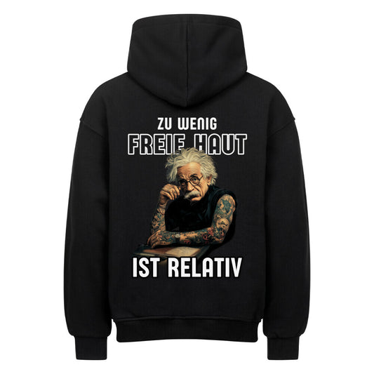 Freie Haut - Heavy Oversized Backprint Hoodie Hoodie  XS Schwarz  Tattoo Fashion von inked-mafia.de. Dieses Teil gehört in jeden Kleiderschrank eines inked-rebels! Finde ideale Geschenke für Tätowierte, Tattoofans oder Tätowierer.