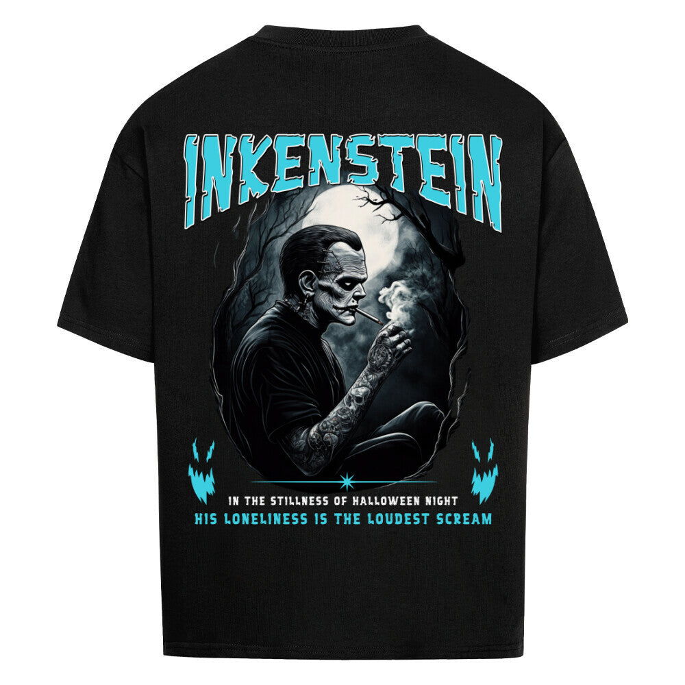 Inkenstein - Heavy Oversized Backprint Shirt T-Shirt  XS Schwarz  Tattoo Fashion von inked-mafia.de. Dieses Teil gehört in jeden Kleiderschrank eines inked-rebels! Finde ideale Geschenke für Tätowierte, Tattoofans oder Tätowierer.