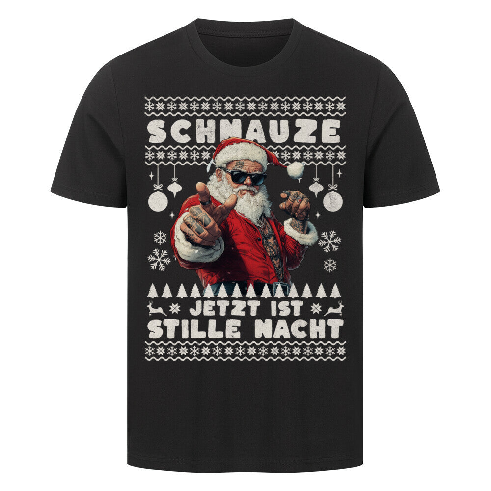 Schnauze - Unisex Weihnachtsshirt T-Shirt  S Schwarz  Tattoo Fashion von inked-mafia.de. Dieses Teil gehört in jeden Kleiderschrank eines inked-rebels! Finde ideale Geschenke für Tätowierte, Tattoofans oder Tätowierer.