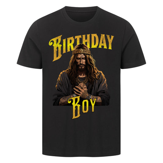 Birthday Boy - Unisex Weihnachtsshirt T-Shirt  S Schwarz  Tattoo Fashion von inked-mafia.de. Dieses Teil gehört in jeden Kleiderschrank eines inked-rebels! Finde ideale Geschenke für Tätowierte, Tattoofans oder Tätowierer.