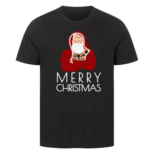 Bad Santa  - Unisex Weihnachtsshirt T-Shirt  S Schwarz  Tattoo Fashion von inked-mafia.de. Dieses Teil gehört in jeden Kleiderschrank eines inked-rebels! Finde ideale Geschenke für Tätowierte, Tattoofans oder Tätowierer.