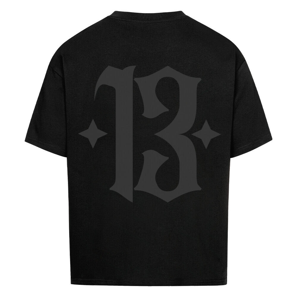 13 - Heavy Oversized Backprint Shirt T-Shirt  XS Schwarz  Tattoo Fashion von inked-mafia.de. Dieses Teil gehört in jeden Kleiderschrank eines inked-rebels! Finde ideale Geschenke für Tätowierte, Tattoofans oder Tätowierer.