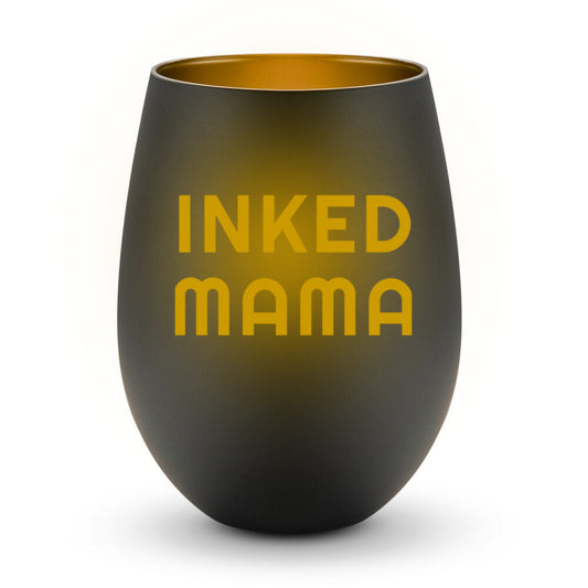 Inked Mama - Windlicht LaserPng  Standard Schwarz-Gold  Tattoo Fashion von inked-mafia.de. Dieses Teil gehört in jeden Kleiderschrank eines inked-rebels! Finde ideale Geschenke für Tätowierte, Tattoofans oder Tätowierer.