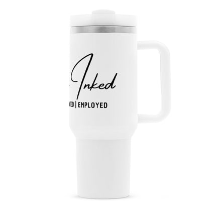 Pretty Inked - Thermobecher Mug     Tattoo Fashion von inked-mafia.de. Dieses Teil gehört in jeden Kleiderschrank eines inked-rebels! Finde ideale Geschenke für Tätowierte, Tattoofans oder Tätowierer.