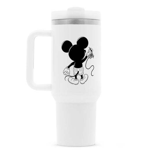 Inking Mouse - Thermobecher Mug  1200ml Weiß  Tattoo Fashion von inked-mafia.de. Dieses Teil gehört in jeden Kleiderschrank eines inked-rebels! Finde ideale Geschenke für Tätowierte, Tattoofans oder Tätowierer.