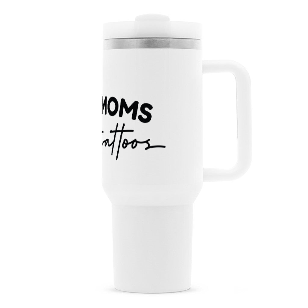 Cool Moms - Thermobecher Mug  1200ml Weiß  Tattoo Fashion von inked-mafia.de. Dieses Teil gehört in jeden Kleiderschrank eines inked-rebels! Finde ideale Geschenke für Tätowierte, Tattoofans oder Tätowierer.