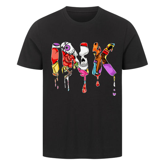 Ink - Premium Shirt T-Shirt  S Schwarz  Tattoo Fashion von inked-mafia.de. Dieses Teil gehört in jeden Kleiderschrank eines inked-rebels! Finde ideale Geschenke für Tätowierte, Tattoofans oder Tätowierer.