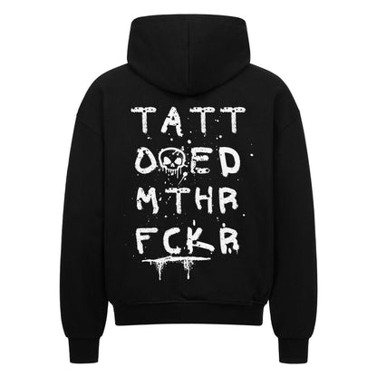 Mthrfckr - Heavy Oversized Backprint Zipper Hoodie  S Schwarz  Tattoo Fashion von inked-mafia.de. Dieses Teil gehört in jeden Kleiderschrank eines inked-rebels! Finde ideale Geschenke für Tätowierte, Tattoofans oder Tätowierer.