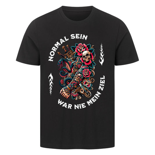 Normal - Premium Shirt T-Shirt  S Schwarz  Tattoo Fashion von inked-mafia.de. Dieses Teil gehört in jeden Kleiderschrank eines inked-rebels! Finde ideale Geschenke für Tätowierte, Tattoofans oder Tätowierer.