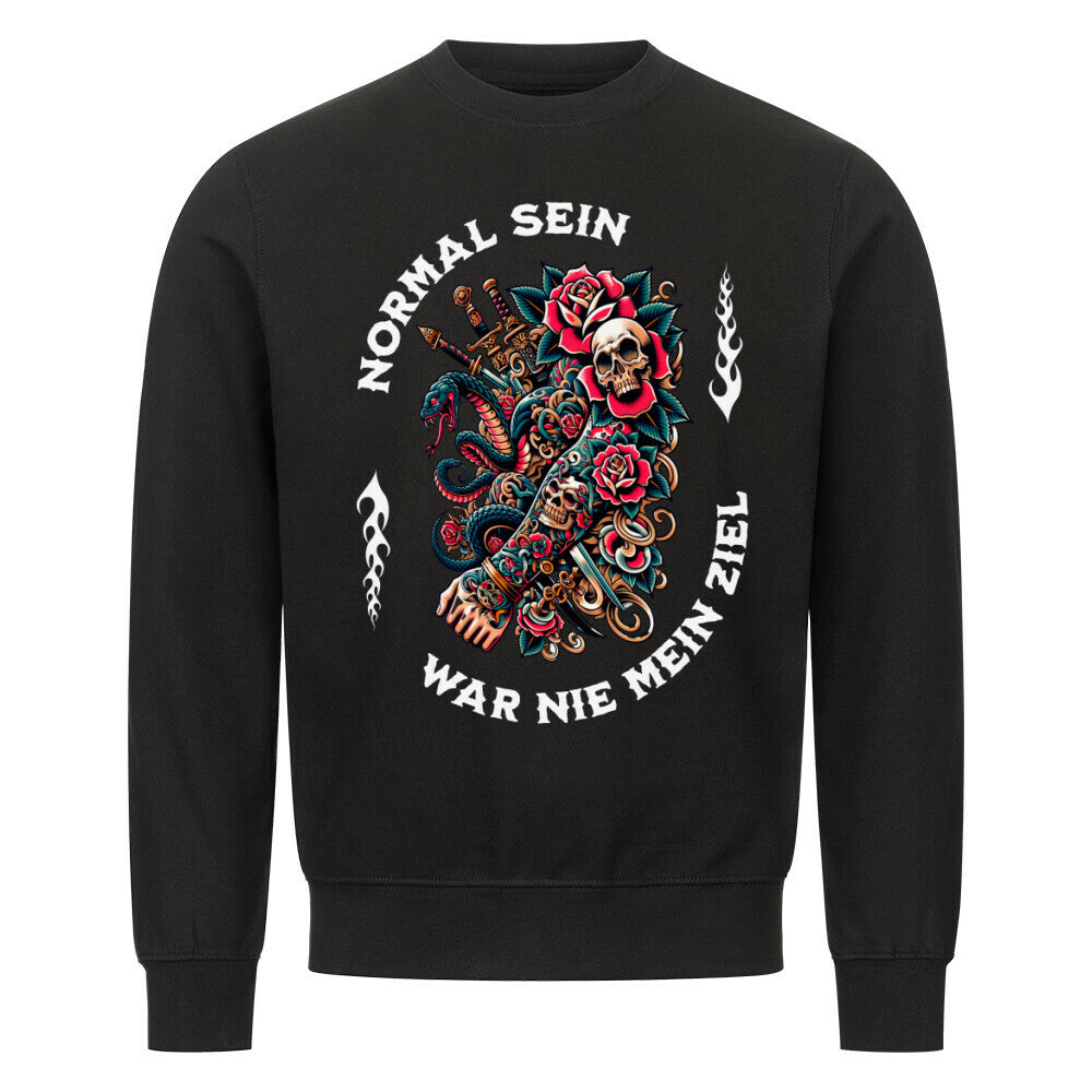 Normal - Sweatshirt Sweatshirt  S Schwarz  Tattoo Fashion von inked-mafia.de. Dieses Teil gehört in jeden Kleiderschrank eines inked-rebels! Finde ideale Geschenke für Tätowierte, Tattoofans oder Tätowierer.