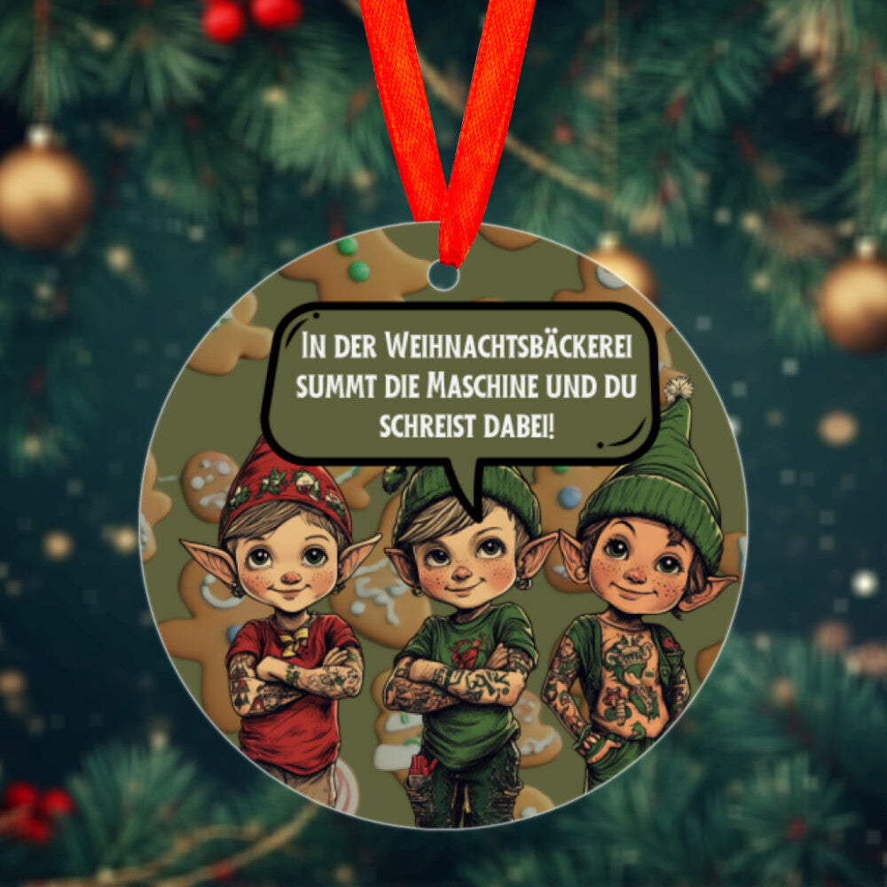 Weihnachtsbäckerei - Christbaumschmuck Mug     Tattoo Fashion von inked-mafia.de. Dieses Teil gehört in jeden Kleiderschrank eines inked-rebels! Finde ideale Geschenke für Tätowierte, Tattoofans oder Tätowierer.