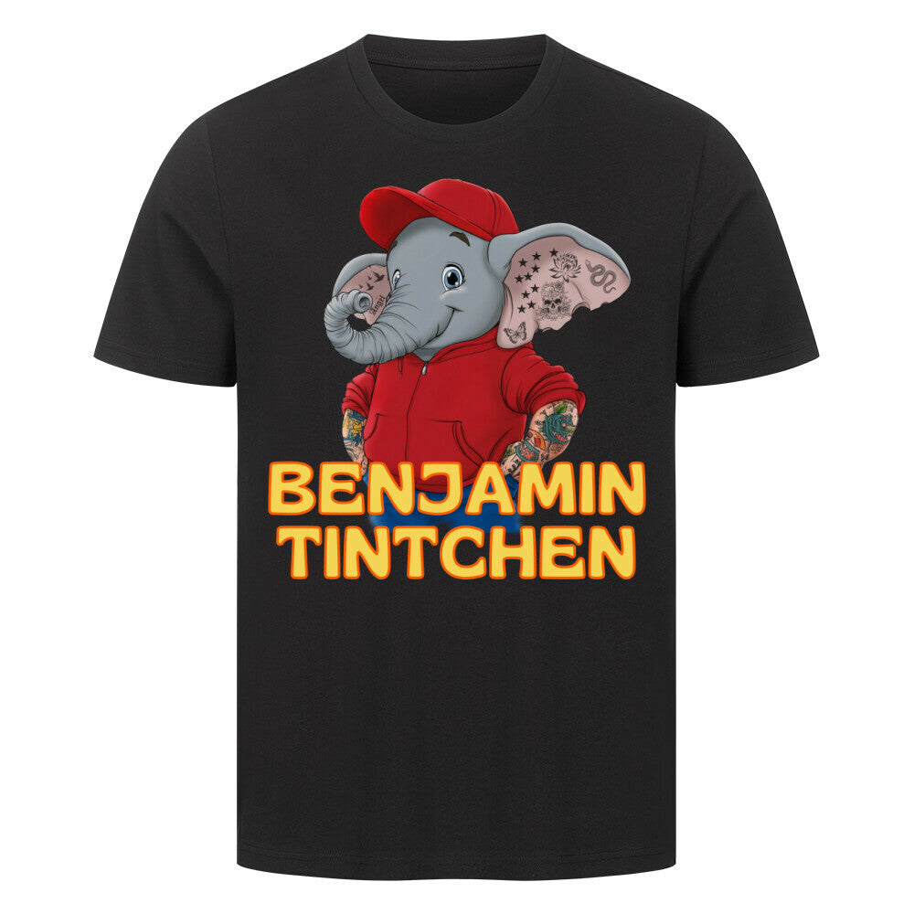 Benjamin Tintchen - Premium Shirt T-Shirt S Schwarz Tattoo Fashion von inked-mafia.de. Dieses Teil gehört in jeden Kleiderschrank eines inked-rebels! Finde ideale Geschenke für Tätowierte, Tattoofans oder Tätowierer.