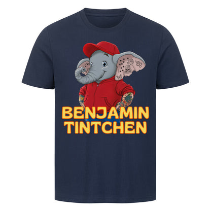 Benjamin Tintchen - Premium Shirt T-Shirt S Navy Blue Tattoo Fashion von inked-mafia.de. Dieses Teil gehört in jeden Kleiderschrank eines inked-rebels! Finde ideale Geschenke für Tätowierte, Tattoofans oder Tätowierer.