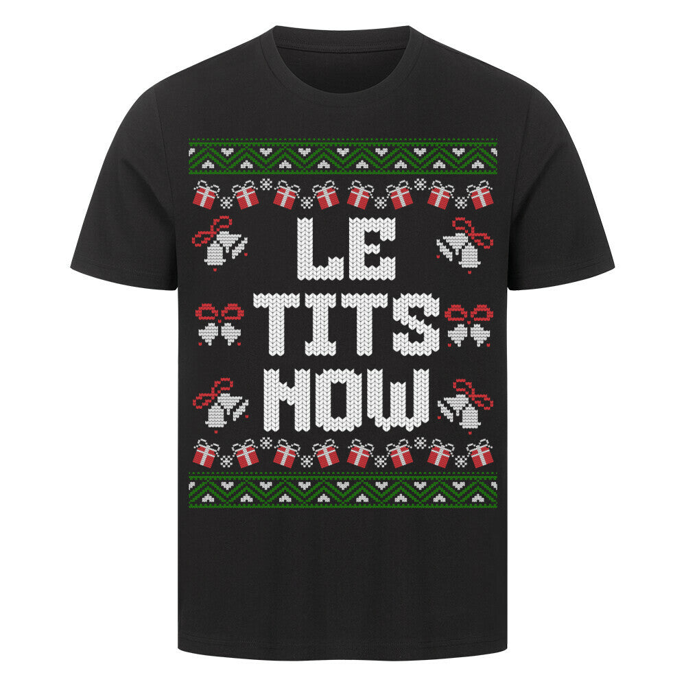 LETITSNOW - Unisex Weihnachtsshirt T-Shirt S Schwarz Tattoo Fashion von inked-mafia.de. Dieses Teil gehört in jeden Kleiderschrank eines inked-rebels! Finde ideale Geschenke für Tätowierte, Tattoofans oder Tätowierer.