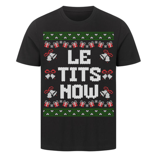 LETITSNOW - Unisex Weihnachtsshirt T-Shirt S Schwarz Tattoo Fashion von inked-mafia.de. Dieses Teil gehört in jeden Kleiderschrank eines inked-rebels! Finde ideale Geschenke für Tätowierte, Tattoofans oder Tätowierer.