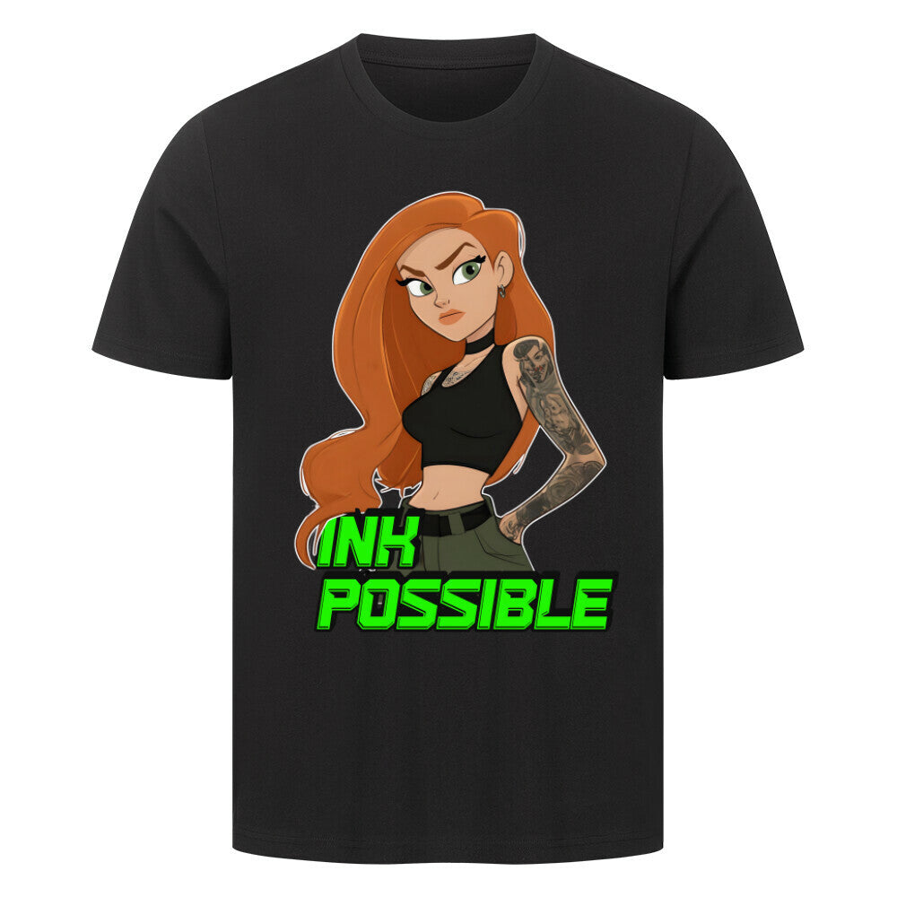 Ink Possible - Premium Shirt T-Shirt S Schwarz Tattoo Fashion von inked-mafia.de. Dieses Teil gehört in jeden Kleiderschrank eines inked-rebels! Finde ideale Geschenke für Tätowierte, Tattoofans oder Tätowierer.