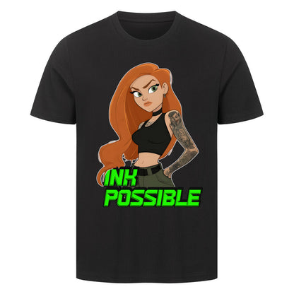 Ink Possible - Premium Shirt T-Shirt S Schwarz Tattoo Fashion von inked-mafia.de. Dieses Teil gehört in jeden Kleiderschrank eines inked-rebels! Finde ideale Geschenke für Tätowierte, Tattoofans oder Tätowierer.