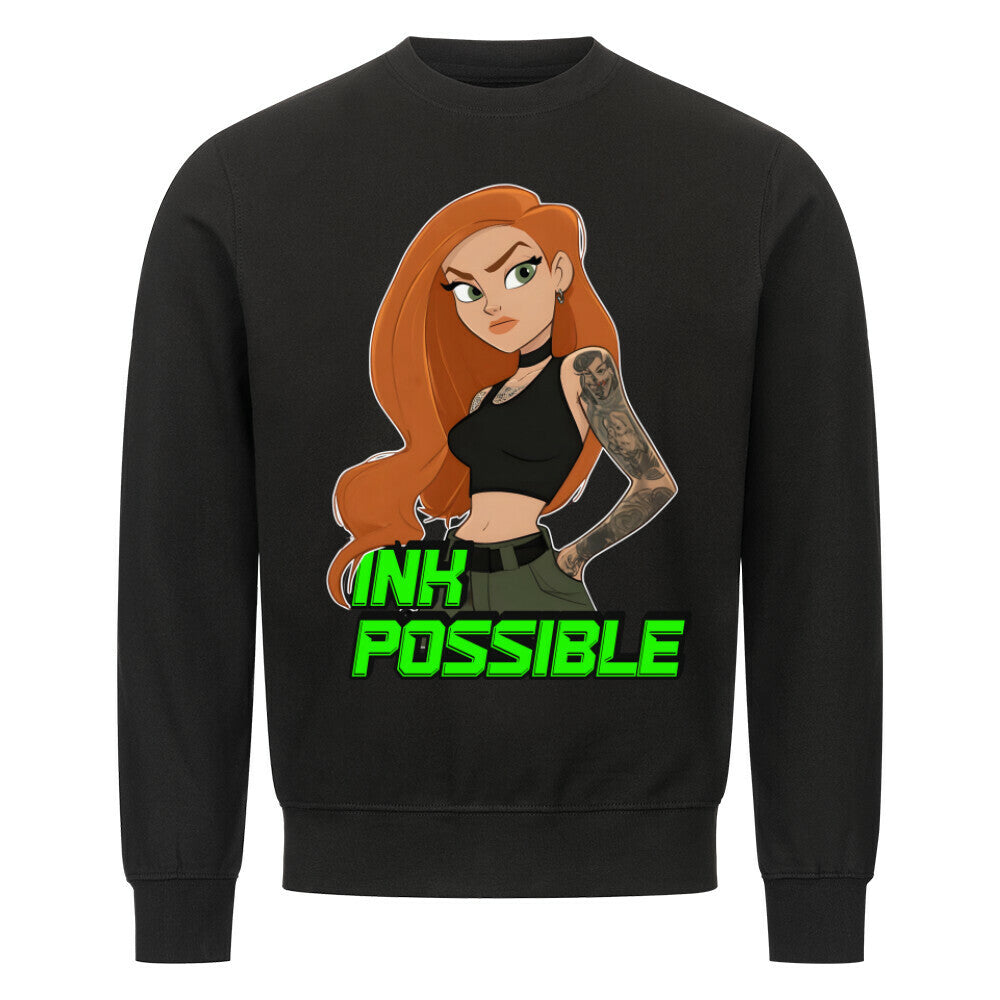 Ink Possible - Sweatshirt Sweatshirt S Schwarz Tattoo Fashion von inked-mafia.de. Dieses Teil gehört in jeden Kleiderschrank eines inked-rebels! Finde ideale Geschenke für Tätowierte, Tattoofans oder Tätowierer.