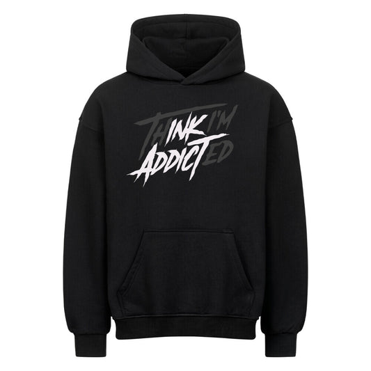 Ink Addict - Heavy Oversized Hoodie Hoodie XS Schwarz Tattoo Fashion von inked-mafia.de. Dieses Teil gehört in jeden Kleiderschrank eines inked-rebels! Finde ideale Geschenke für Tätowierte, Tattoofans oder Tätowierer.